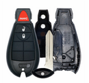 3 BUTTON Fobik Remote Key SHELL CASE for JEEP MODELS 2008 - 2020