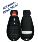 3 Button Fobik Key Shell for 2008 - 2018 Dodge Ram GQ4-53T IYZC01C M3N5WY783X
