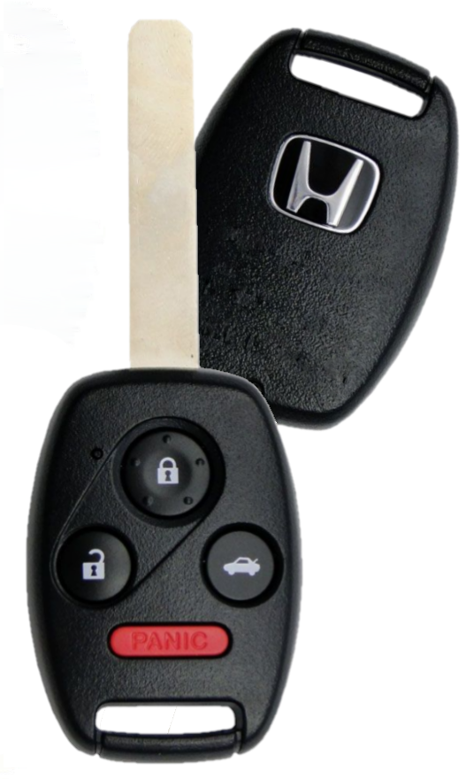 KeylessOption Keyless Entry Remote Key Fob Shell Outer Case Rubber Button Pad Re
