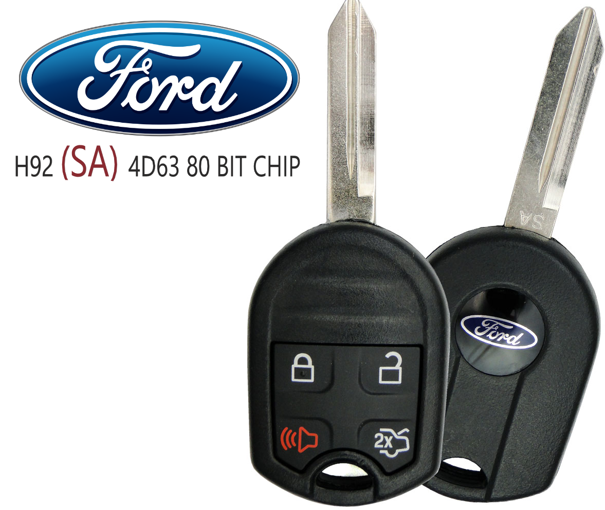 2006-2014 FORD 80 BIT HA REMOTE HEAD KEY FOB TRANSMITTER 164-R7040 - SFFobs  Inc.