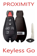 KEYLESS GO FOBIK FOR JEEP GRAND CHEROKEE COMMANDER 2008-2012 PROXIMITY