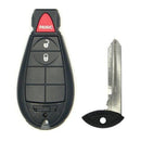 3 BUTTON Fobik Remote Key SHELL CASE for JEEP MODELS 2008 - 2020