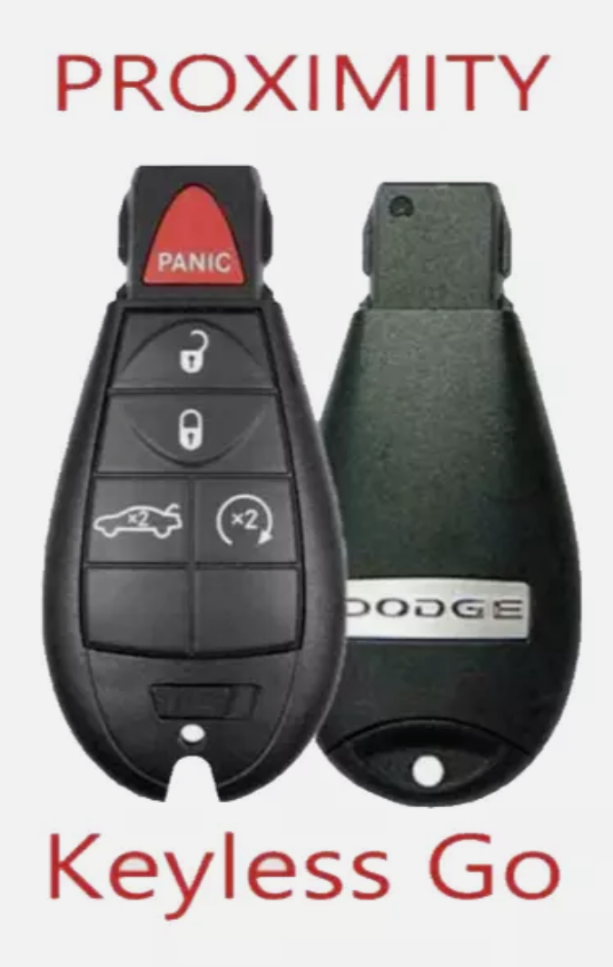 KEYLESS GO Fobik For DODGE Charger Challenger 2008 - 2010 5 Button Remote Key IYZC01C