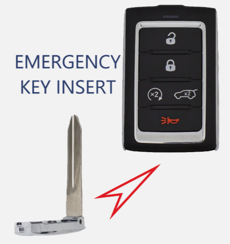 Emergency Key For Jeep Grand Cherokee Wagoneer 2021 - 2026