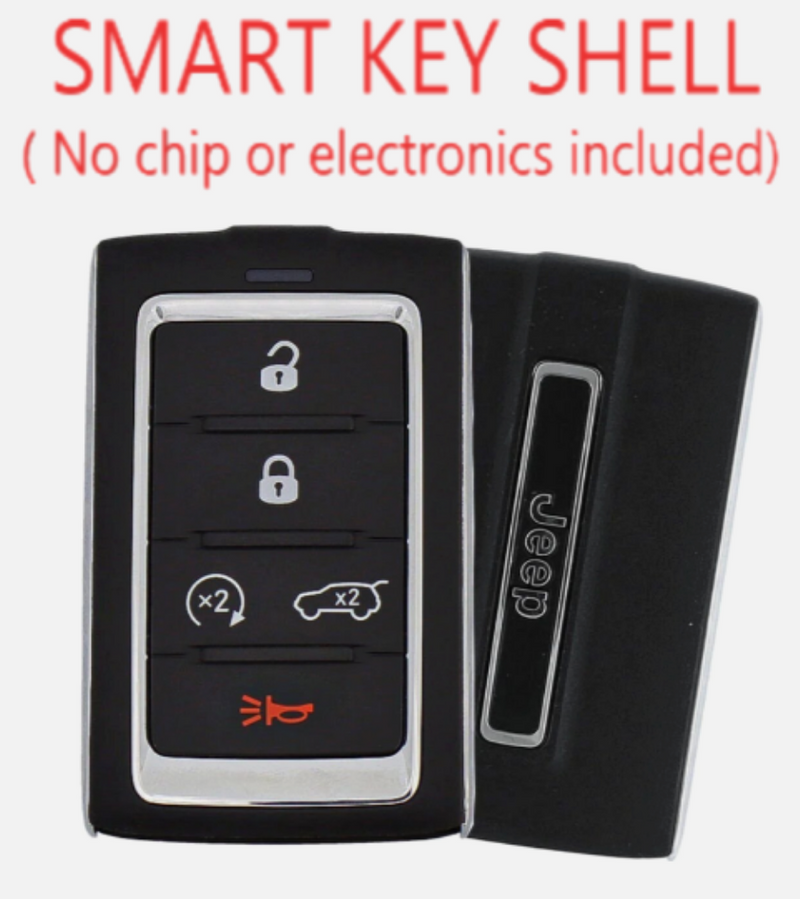 Remote Smart Key SHELL For Jeep Grand Cherokee L 2021 - 2026 M3NWXF0B1