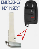 EMERGENCY KEY FOR Jeep Compass Renegade 2015 - 2024 w/KeyRing Hole SIP22