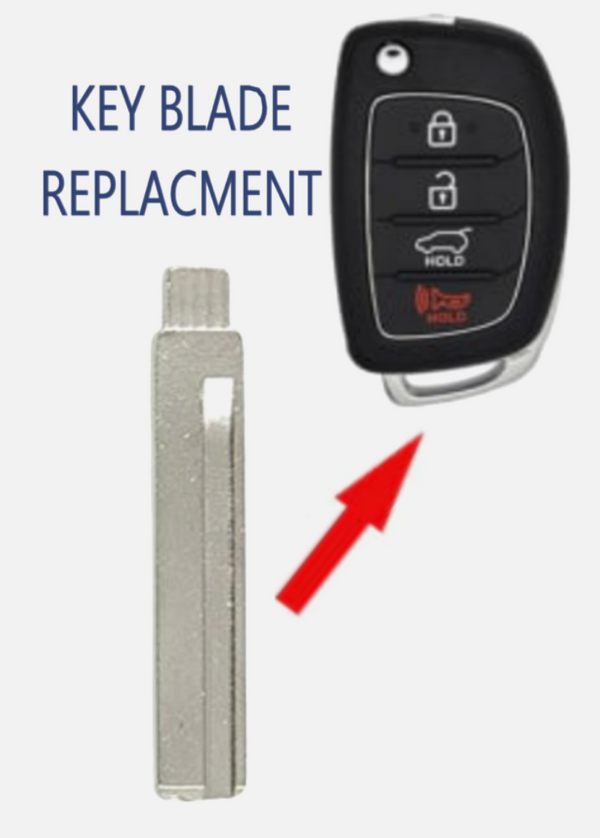 HY18R Remote Flip Key Blade For Hyundai Santa Fe 2013-2016 PN: 81996-2W000