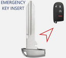 Y172 Chrysler Dodge Jeep Smart Key Emergency Key w/ Key Ring Slot