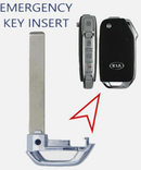 KK12 Emergency Key Insert For 2019 - 2021 Kia PN: 81999-J7020
