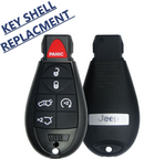 FOBIK REMOTE KEY SHELL CASE FOR JEEP GRAND CHEROKEE COMMANDER 2008-2012