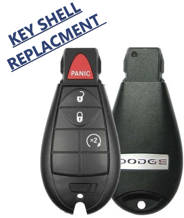 Fobik Remote Key SHELL For Dodge Durango Ram Caravan 2008-2020