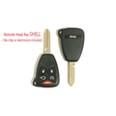 Jeep 2006 - 2012 5 Button Remote Head Key Shell OHT692427AA