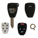 Jeep 4 Button Remote Head Key Shell Case Oht M3N