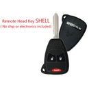 Dodge 3 Button Remote Head Key Shell Case Oht M3n