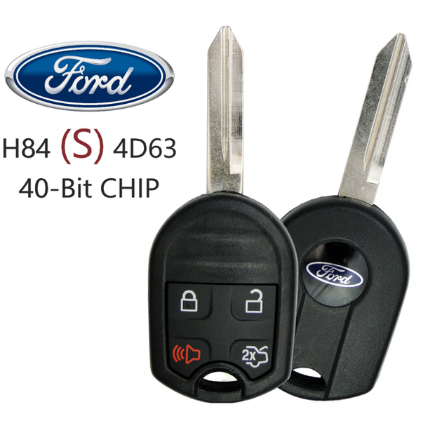 2001 – 2010 Ford Automotive Remote Key 4 Button Oucd6000022 / Cwtwb1u793 4d63 40 Bit (S) Oem Chip