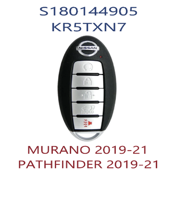 Nissan Pathfinder Murano 2019 - 2021  Smart Key S180144905 KR5TXN7 A+++