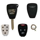Chrysler 4-Button Remote Head Key Shell / Case OHT M3N