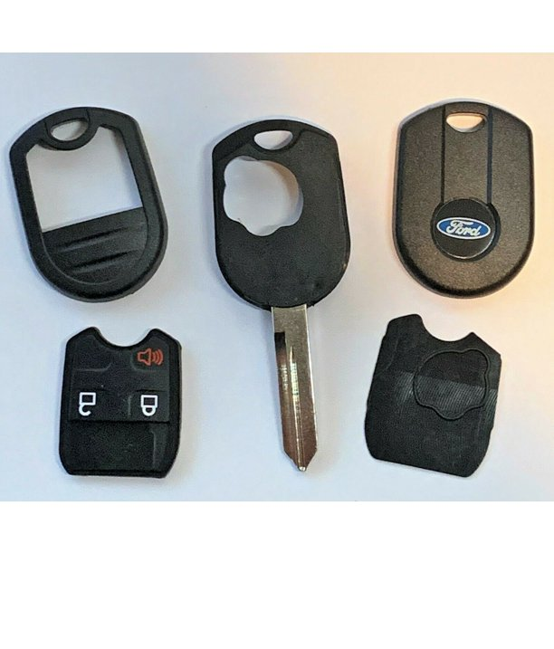 Ford 3 Button New Style Remote Head Key Shell H75 Blade CWTWB1U793