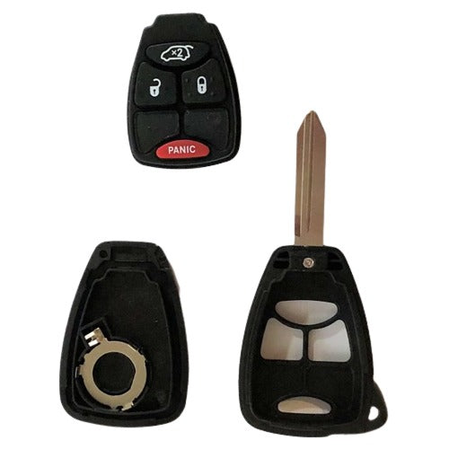 Chrysler 4-Button Remote Head Key Shell / Case OHT M3N