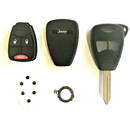 JEEP 3 Button Remote Head Key SHELL CASE OHT M3N