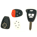 Jeep 4 Button Remote Head Key Shell Compass Patriot Wrangler 2008-2018