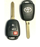Toyota 2014-2019  3 Button Remote Head Key (H Chip) GQ4-52T