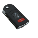 Mazda  2007 - 2015 3 Buttom Remote Flip Key BGBX1T478SKE125-01