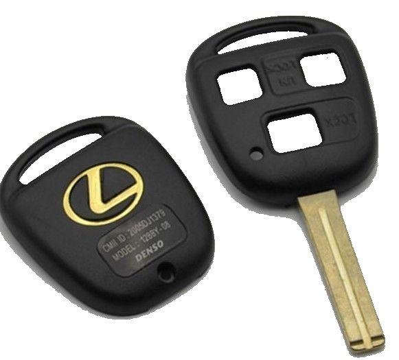 Lexus Remote Head Key Shell 3 Button Short Blade