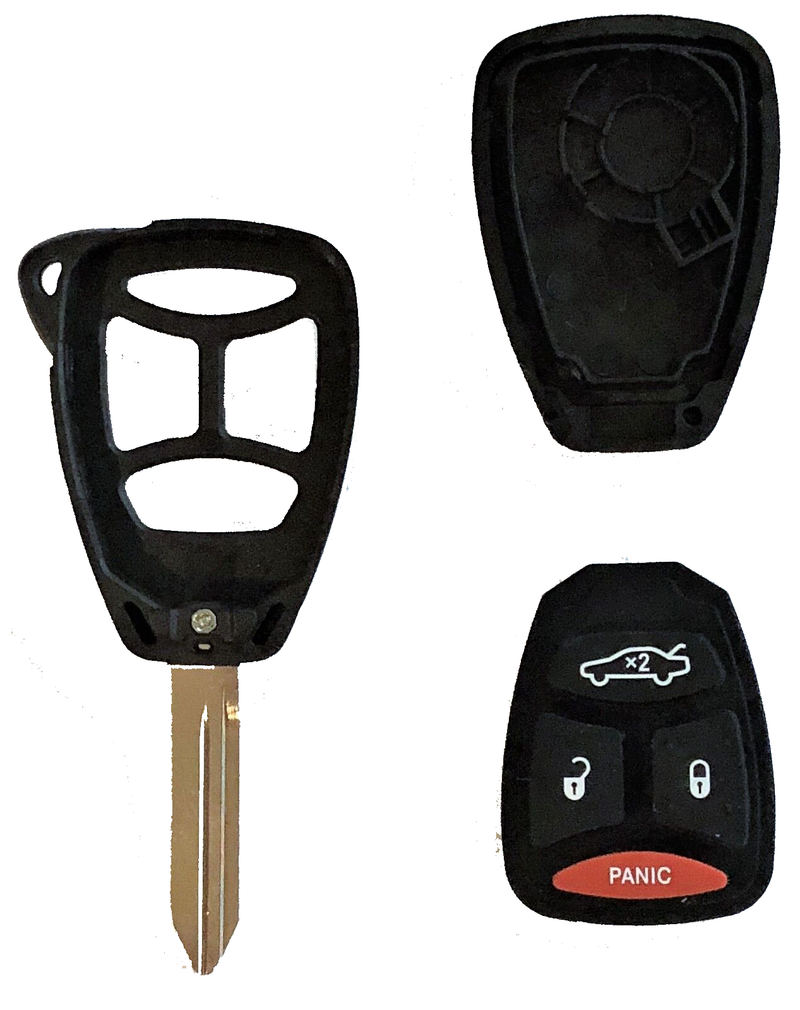 Chrysler 2005 - 2009 4-Button Remote Key SHELL for KOBDT04A