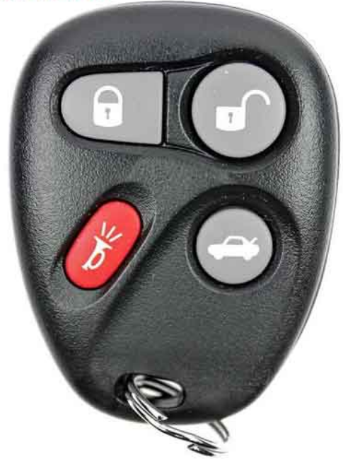 GM 1996-2005 4-Button Keyless Entry Remote KOBUT1BT