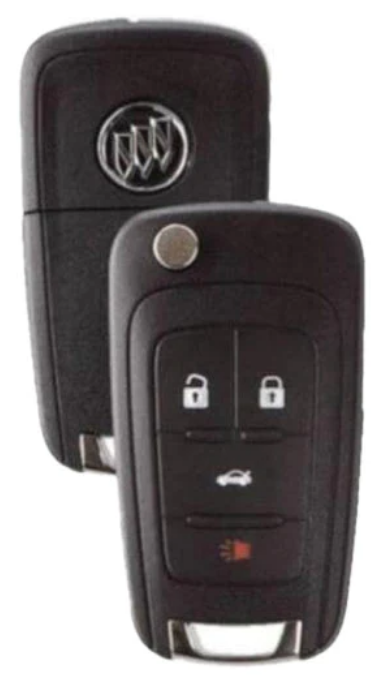 Buick 2010-2019 4-Button Flip Key OHT01060512 (non-PEPS)