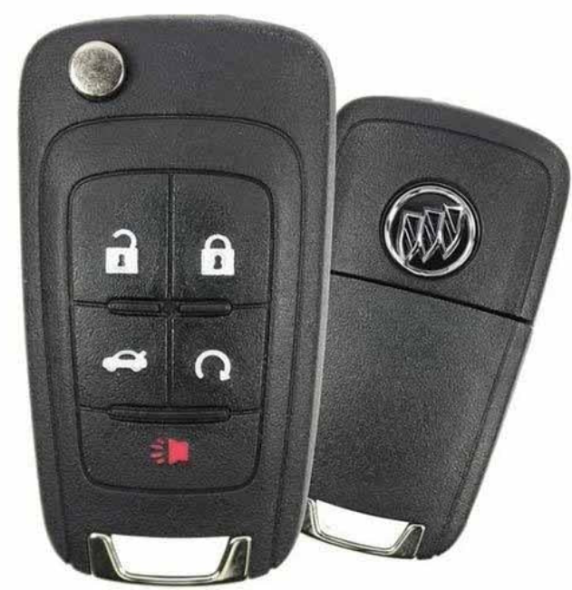 Buick 2010-2019 5-Button Flip Key OHT01060512 (non-PEPS)