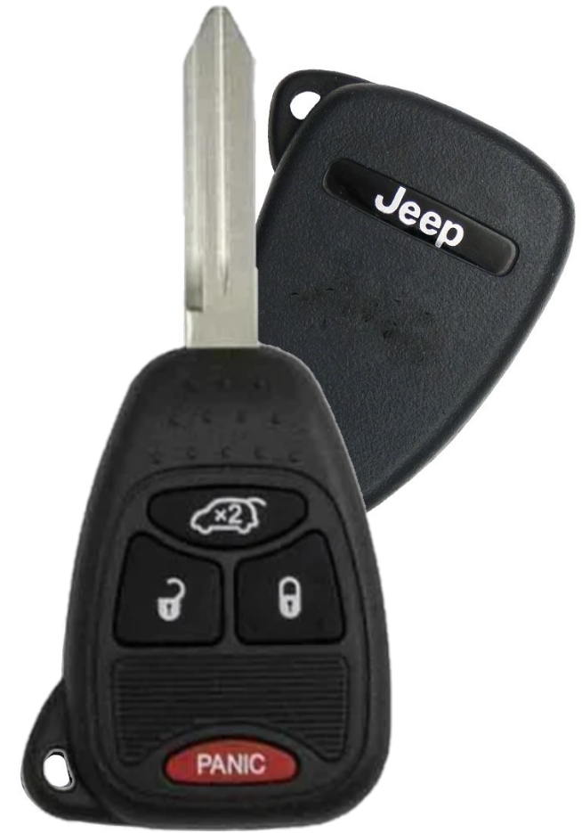 Jeep 2005-2016 4 Button Remote Head Key OHT692427AA