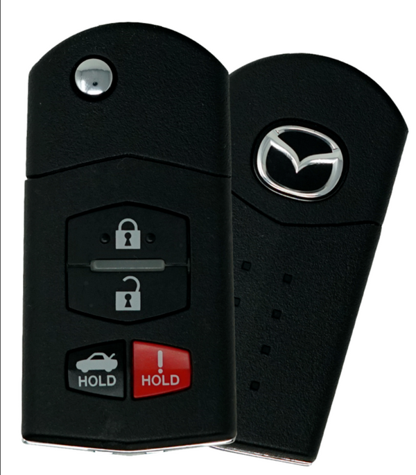 Mazda 2009-2015 Remote Flip Key 4 Button BGBX1T478SKE125-01