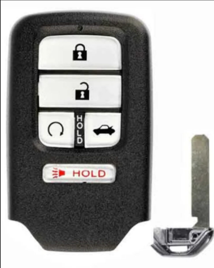 Honda 2016 -2020 5-Button Smart Key SHELL KR5V1X KR5V44 KR5T44