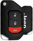 Remote Flip Key For JEEP WRANGLER 2018 - 2021 GLADIATOR 2020 - 2021 OHT1130261