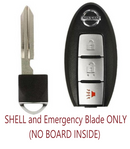 NEW Key SHELL For Nissan Pathfinder Versa Rogue 2007 - 2012 CWTWBU729