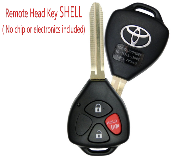 3 Button Remote Key Shell For TOYOTA HYQ12BBY GQ4-29T SUPER STRONG