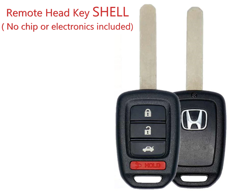 2013-2020 Honda Accord Civic 4 Button Remote Head Key SHELL