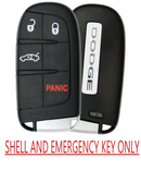 4B Smart Key Fob Shell Case Replacement for Dodge 2014 - 2022 Models
