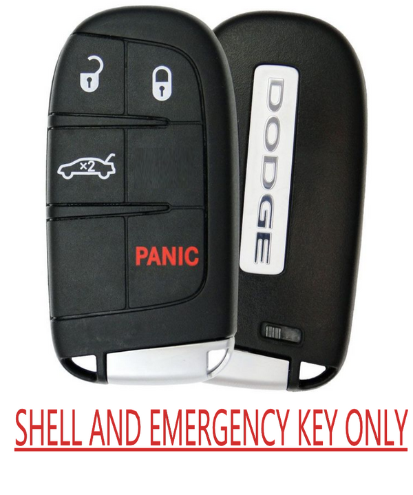 4B Smart Key Fob Shell Case Replacement for Dodge 2014 - 2022 Models