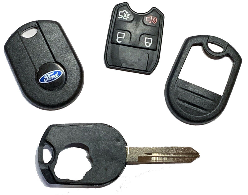 Ford 4 Button NEW Style Remote Head Key Shell H75 Blade CWTWB1U793
