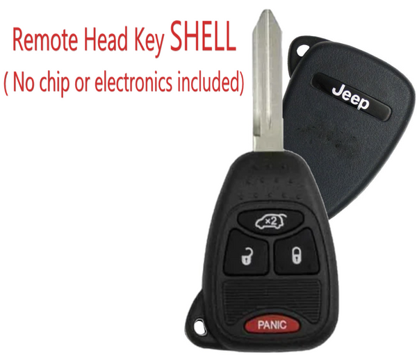 Jeep 4 Button Remote Head Key Shell Case Oht M3N