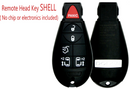 Dodge Caravan Grand Caravan 2008-2020 Fobik Remote Key SHELL CASE