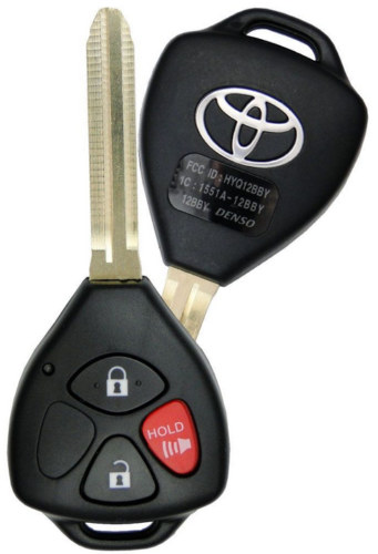 Toyota 2010-2018 3 Button Remote Head Key (G chip) HYQ12BBY