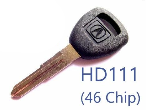 HD111 PT Transponder Key for Acura TL 04-06 TSX 04-08 RSX 06 (V-Chip) HD108