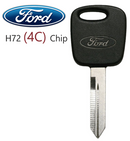 H72 Ford Transponder Chip Key (4c)